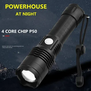

most powerful flashlight 90000LM XHP50 LED USB Rechargeable Torch Headlamp Waterproof Zoom Hunting Light