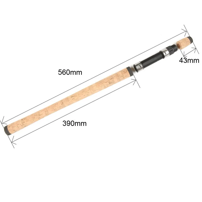 

AA Cork Fishing Rod Reel Seat Handle Set DIY Straight Handle Lure Rod Cork to Handle Set Number 1