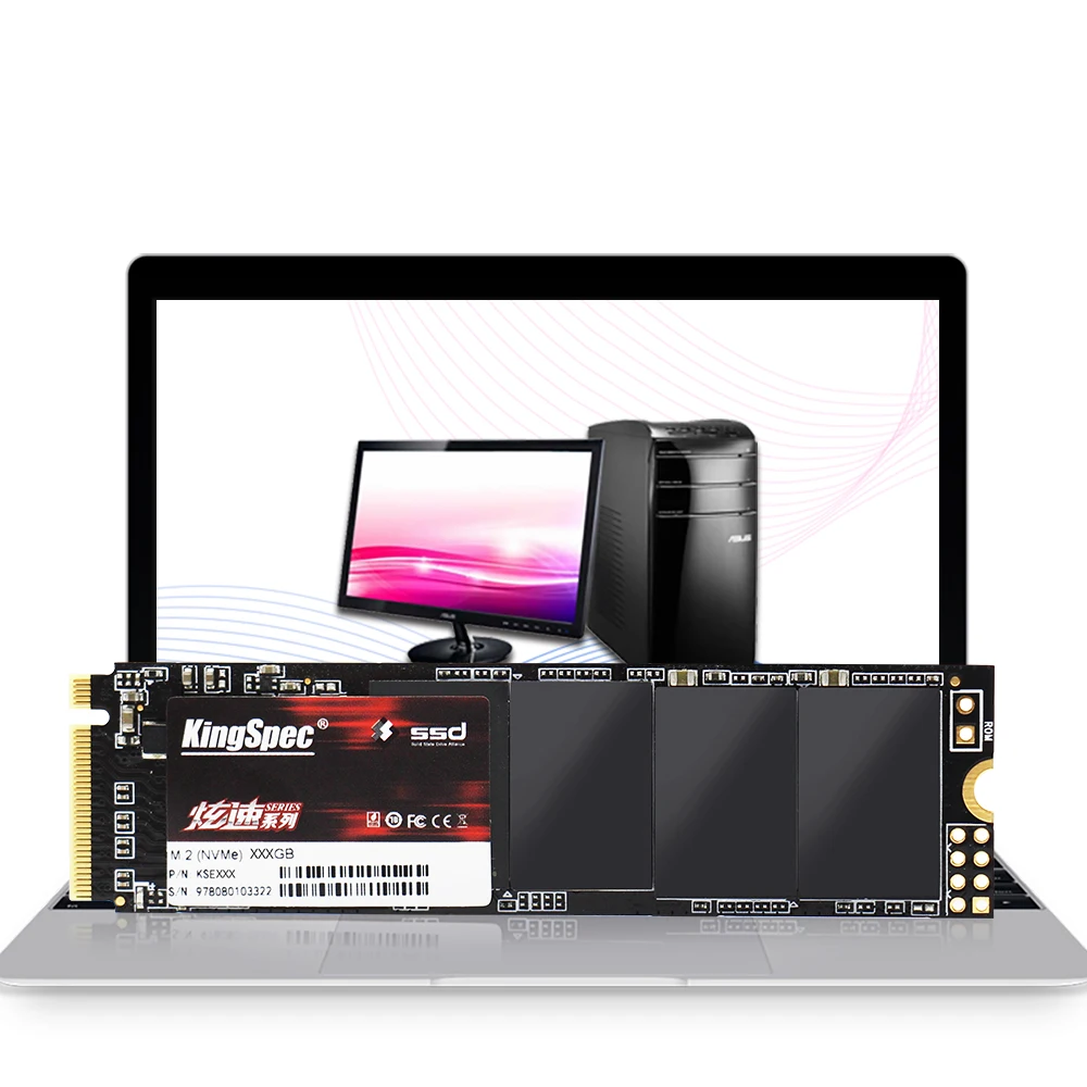 KingSpec M2 SSD M.2 256 Гб PCIe NVME 128 ГБ 512 1 ТБ твердотельный накопитель 2280 внутренний жесткий