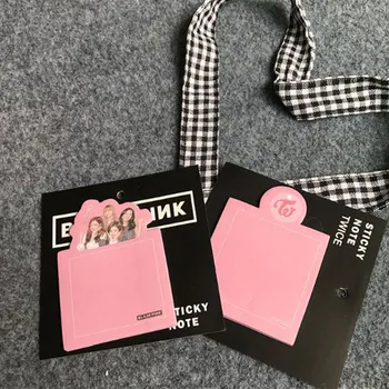 

Kpop BLACKPINK TWICE Memo Cute Notepads Posted Creative Post Colour Self Stick Notes Post-it Notes Student Office Notebook