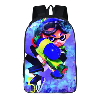 

2020 Cartoon Boy's Mochila Splatoon 2 Student's School Backpack High Quality Durable Girl's School Bag Satchel Large Daypack New