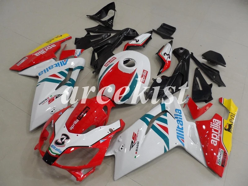 Литья под давлением ABS Полный обтекатели комплект подходит для Aprilia RS125 06 07 08 09 10 11 RS 125 2006 2007 2011 обтекатель комплект оранжевого синего цвета