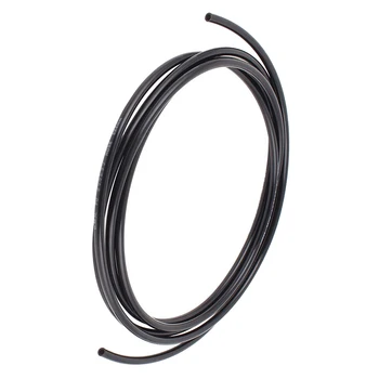 

6mm x 4mm Pneumatic Air Compressor PU Hose Pipe 3 Meters Black