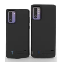 Внешний аккумулятор, зарядное устройство для samsung Galaxy Note 10 Plus, 5G, 6000 мА/ч, противоударный чехол для samsung note10, 5000 мА/ч, мягкий чехол-подставка