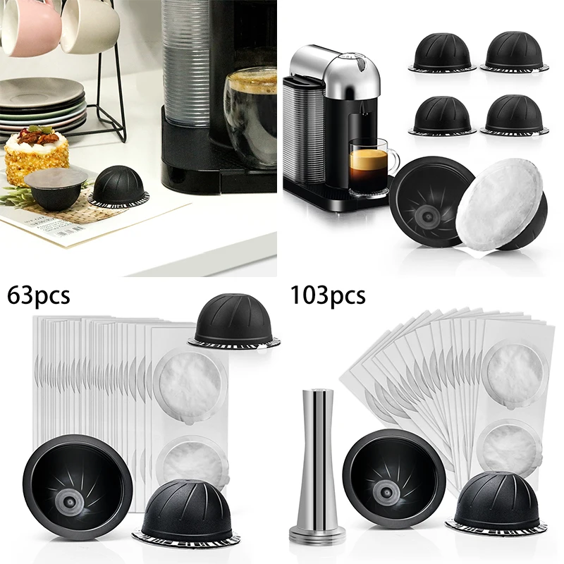 Для Nespresso Vertuo, кофейная капсула, чашка, селфи палка, алюминиевая фольга, трамбовочный набор, аксессуары для кофемашины