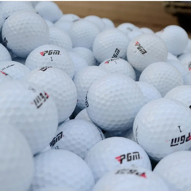 PGM White golf ball Three-layer game ball with LOGO weight 44g hardness 80 Q002 golf balls