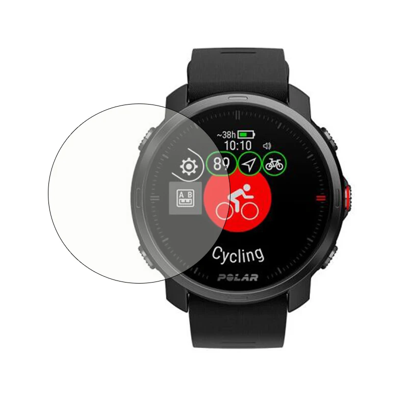 Premium Smartwatch Tempered Glass Screen Protector - Clear Protective Film Guard