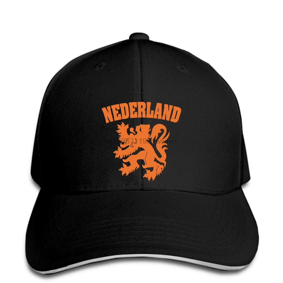 Nederland, Голландская оранжевая мужская бейсбольная кепка с изображением Льва, бейсболка
