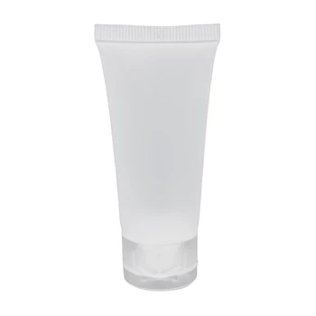 

50Pcs 50Ml Frosted Clear Plastic Soft Tubes Empty Cosmetic Cream Emulsion Lotion Packaging Containers
