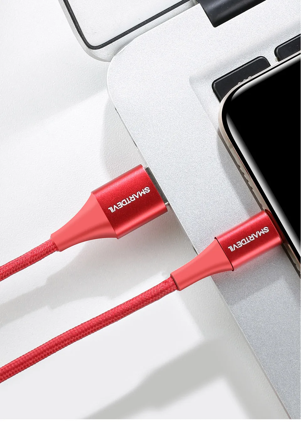 SmartDevil MFi, кабель USB для iPhone 11 Xs Max 7 Plus 8 Plus, быстрая зарядка для Lightning, USB кабель для передачи данных, зарядный кабель для телефона