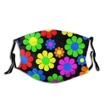 

Flower Daisy Spring Reusable Mouth Face Mask with Filter Anti Haze Dust Mask Protection Cover Respirator Mouth Muffle
