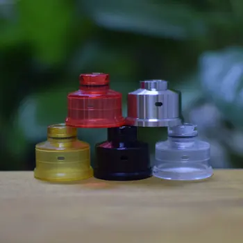 

Slammed cap NarDa RDA narda cap stainless steel pmma with beauty ring 22mm diamater Vaporizer ecig rda rta rdta mtl