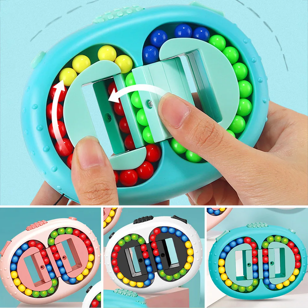 antistress colore: blu giocattolo intelligence Fingertip Cube Magic Bean Magic Bean Rotating Cube Toy Magic Cube Little Magic Beans cubo magico giocattolo educativo per bambini antistress colore: blu giocattolo intelligence Fingertip Cube Magic Bean Magic Bean Rotating Cube Toy Magic Cube Little Magic Beans cubo magico giocattolo educativo per bambini