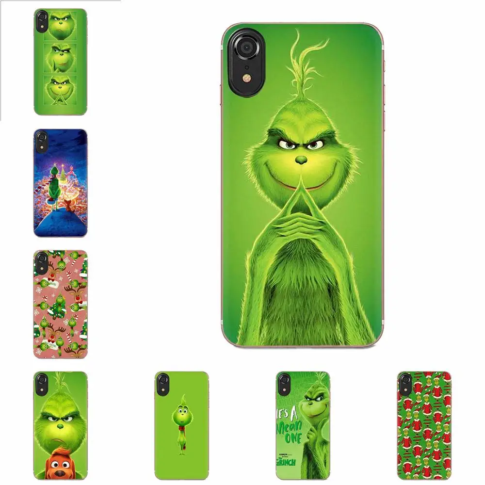 

Soft Fashion Cover Case Green Grinch For Xiaomi Redmi Mi 4 7A 9T K20 CC9 CC9e Note 7 9 Y3 SE Pro Prime Go Play
