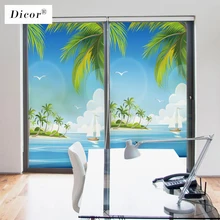 Индивидуальные Витражи Статические цепляются оконная пленка матовый Непрозрачный конфиденциальности стекло стикер домашний декор цифровая печать BLT419 Романтика праздник