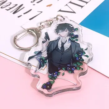 

Akutagawa Ryunosuke Acrylic Keychain Bungo Stray Dogs Anime Strap Atsushi Dazai Osamu Nakahara Chuya
