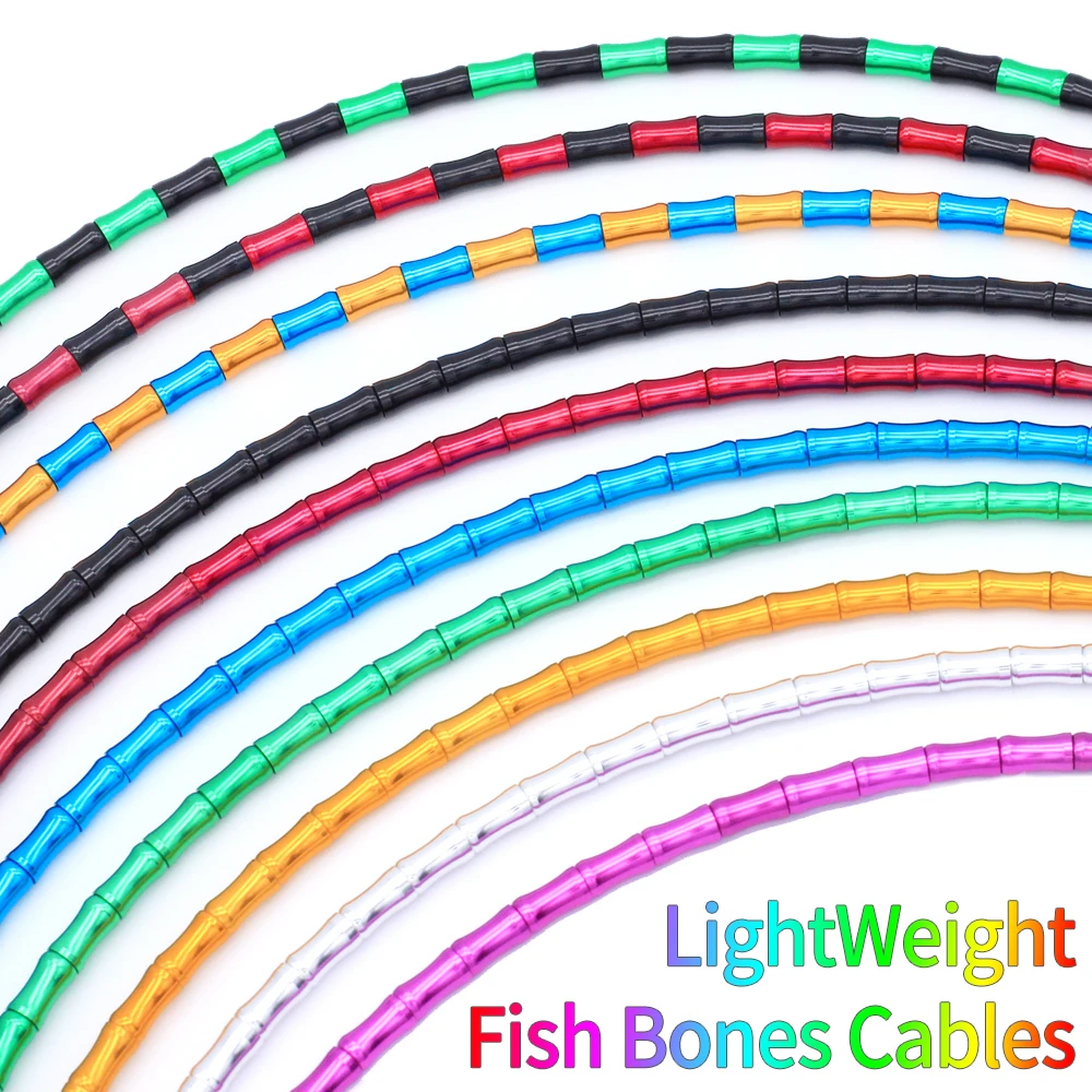 TRLREQ 1.9 Meters bicycle brake housing for MTB road bike fish bone brake shift cable ultralight CNC brake sets