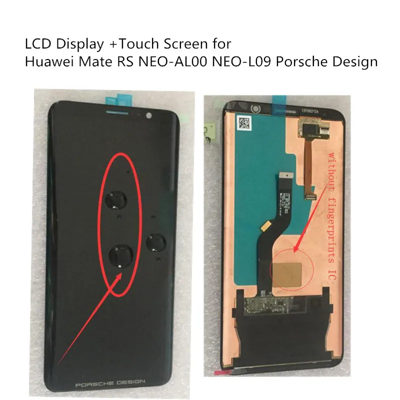 ЖК-дисплей для Huawei Mate RS NEO-AL00 Porsche дизайнерский экран дисплея + сенсорная панель