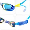 Swimming Goggles for Kids Professional Silicone Racing standard Glasses Swim Adjustable Speed Children Pool Eyewear 4
