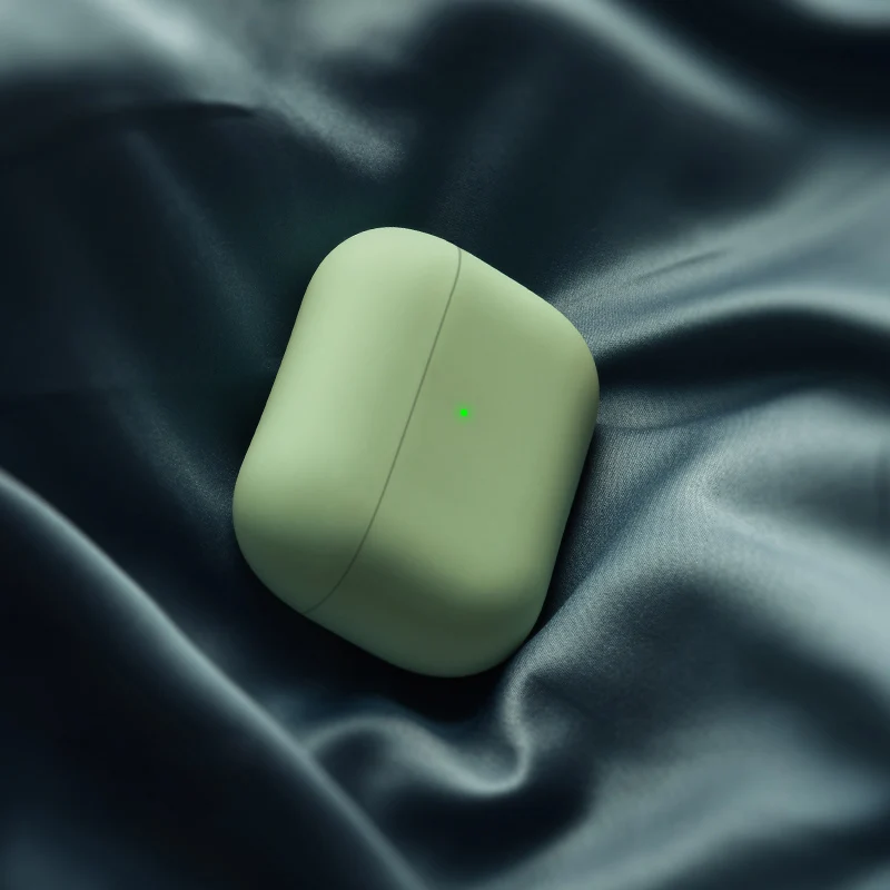 Силиконовый защитный чехол для наушников для AirPods Pro Аксессуар Чехол для Apple Air pod Pro беспроводные Bluetooth наушники чехол - Цвет: APK93-CBoGreenD-P3
