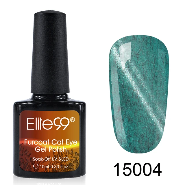 Elite99 10ml Furcoat Cat Eye Gel Polnischen Gold Linie Katze Auge Vernis Semi Permanent Gel Nagellack Tränken Weg nail art Gel Lack