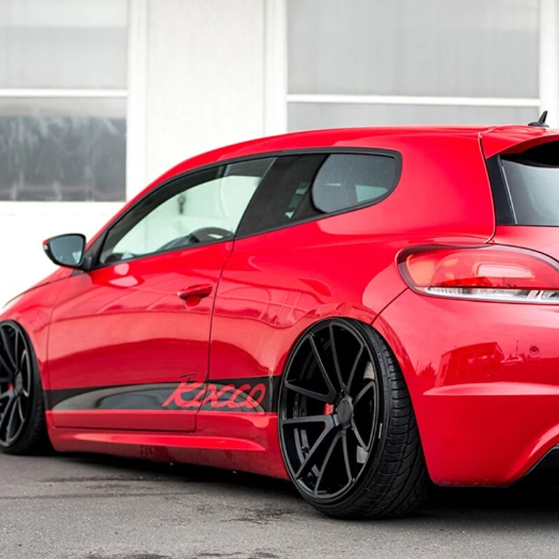 World Datong, наклейка на спортивную машину для VOLKSWAGEN Scirocco Golf 6 Golf 7 Polo, внешняя наклейка на боковую дверь, виниловая пленка для автомобиля