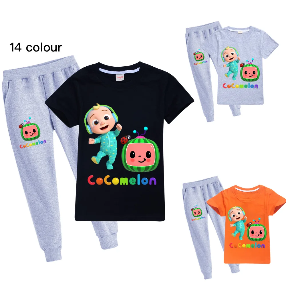 Anniversaire Cocomelon JJ & Friends Maillot de baseball Vêtements Vêtements enfant unisexe Hauts et t-shirts Chemises boutonnées 