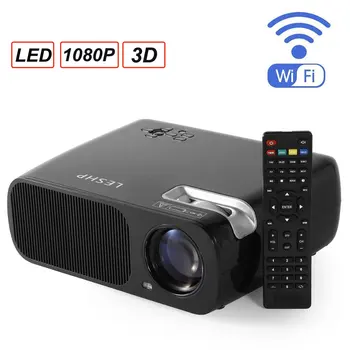 

LED Wifi Video Projector 2600 Lumens 800*480 Resolution Office 1080P HD Home Cinema Theater Projector for PC Laptop