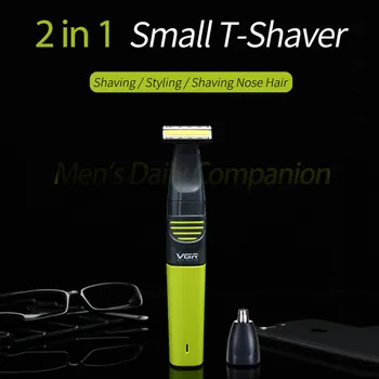 

Unisex Electric Small T Knife Nose Hair Trim USB Clipper Shaver Beard Trimmer Men Shaving Machine Nose Trimmer