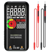 MAXRIENY S10/S11 3,3 In Multimeter Temperatur NCV Spannung Widerstand Frequenz Duty Verhältnis Diode Kontinuität Test 9999 Maximale