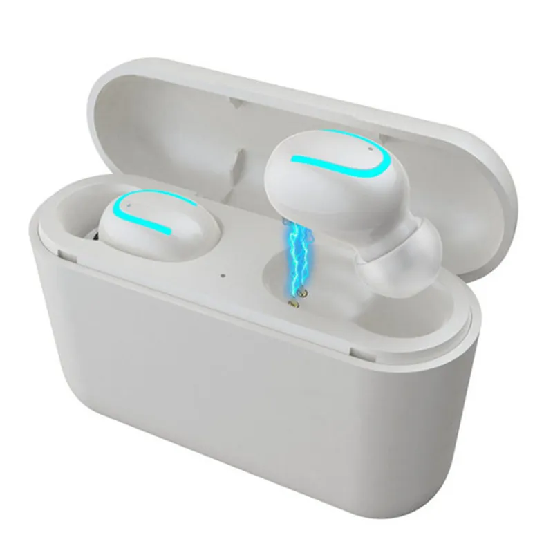 no display white Bluetooth 5,0 наушники tws беспроводные наушники для мобильного телефона mi true беспроводные наушники AliExpress спортивные музыкальные шлемы - Цвет: no display white