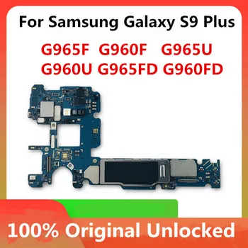 

Factory Unlock Motherboard For Samsung Galaxy S9/S9 Plus G965F G960F G965U G960U G965FD G960FD MainBoard Full Chips Logic Board