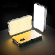 Lumière de poche carrée, 180 pièces, LED, couleur chaude ou froide, lampe pour téléphone Portable, SLR, ordinateur, photographie