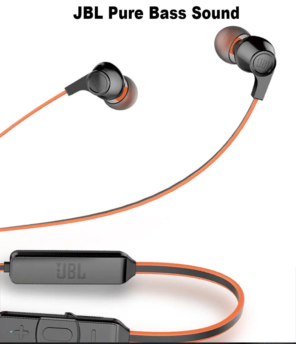 Jbl T120bt Wireless Bluetooth Earphone Sports Earbuds Pure Bass Sound