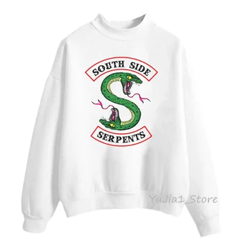 

2019 new Riverdale Hoodie women Sweatshirts South Side Serpents Streetwear Tops Harajuku Autumn Winter Spring Hoodies Female