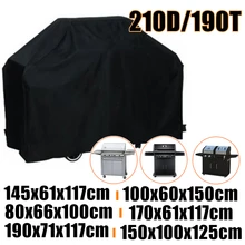 210D 190T Denier heavy Duty Protective Bbq Grill Cover For Gas Charbroil Anti Dust Wind Outdoor Garden Beach Protective D40