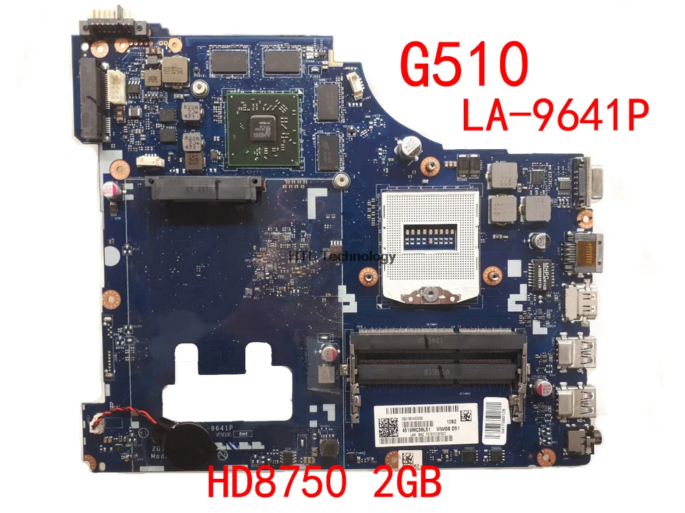HOLYTIME ноутбук материнская плата для Lenovo ideapad G510 VIWGQ LA-9641P 11S90005735 HM86 PGA947 HD8750 2 ГБ 100%