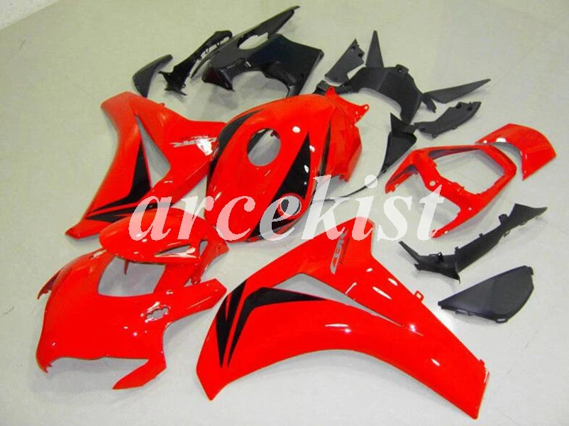 ABS литья под давлением мотоцикл обтекатели комплект Подходит для Honda CBR1000RR 08 09 10 11 2008-2011 набор кузова красный