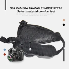 Портативный ремешок для камеры из искусственной кожи для Canon, ремешок для ручного захвата для Nikon, наручный ремешок для камеры, треугольный ремень, аксессуары для камеры