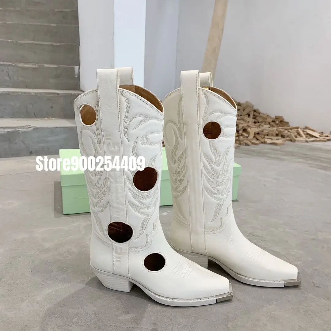 Botas Chelsea de piel auténtica para mujer, botines hasta la rodilla con  tacones de 5cm, talla 35 41,4|Botas hasta la rodilla| - AliExpress
