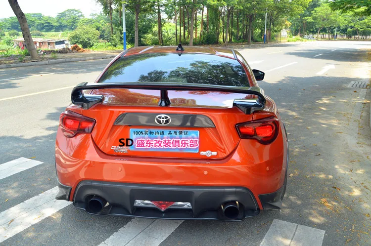Подходит для toyota GT86 BRZ GTR углеродного волокна задний спойлер заднее крыло