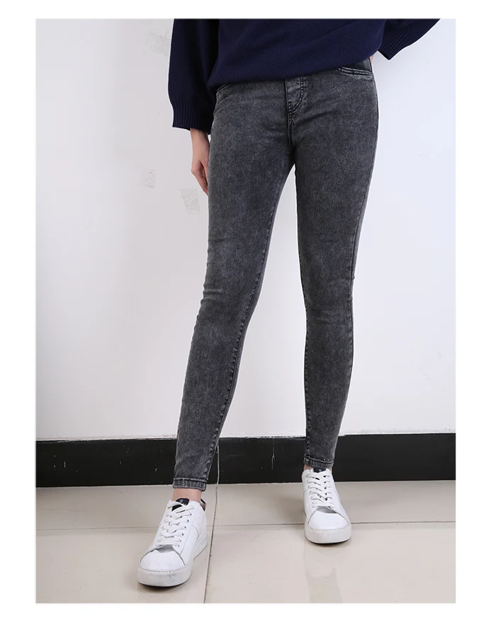 LEIJIJEANS, Модные осенние леггинсы, синие, S 6XL, женские, средняя талия, размера плюс, женские, средняя эластичность, полная длина, брюки, обтягивающие, узкие джинсы