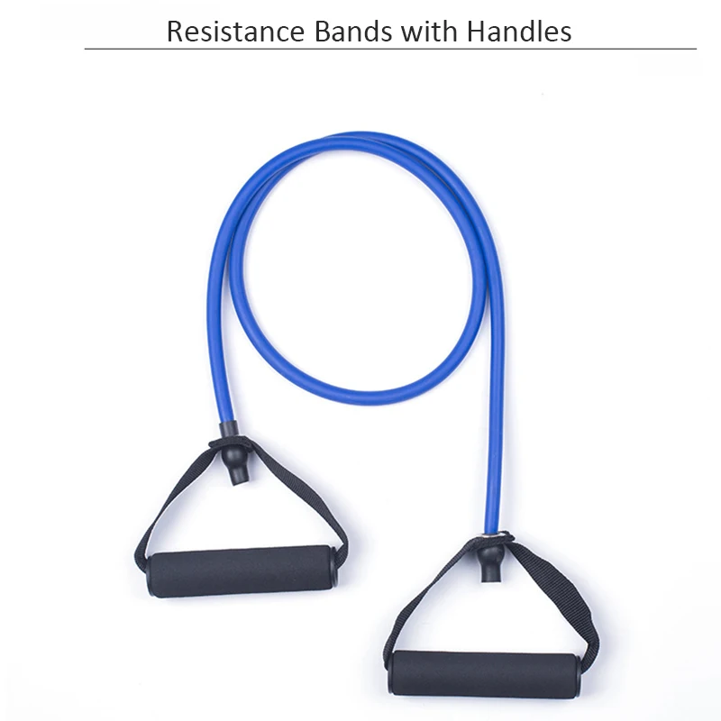 Tsang Эспандеры с ручками Йога тянущаяся веревка эластичная фитнес труба для