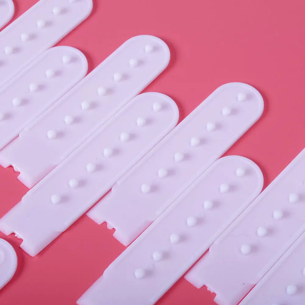 Baseball cap 10pcs snapback strap replacement with 7 holes colorful hat repair fastener buckle clip extender for baseball cap hat accessories