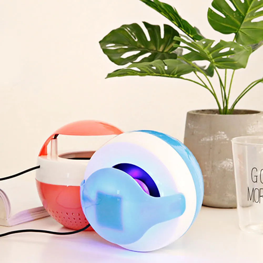 Zapper лампа от комаров, светильник от комаров, изысканная, модная, креативная, USB, синий/красный, 5 Вт, безголосная ловушка от насекомых