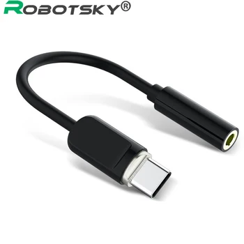 

USB Type C TO 3.5mm Audio Adapter Cable USB Type-c to DC3.5 Digital Converter Cable With Microphone For Samsung Huawei Xiaomi