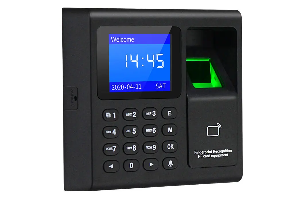 teclado usb sistema de impressão digital eletrônico