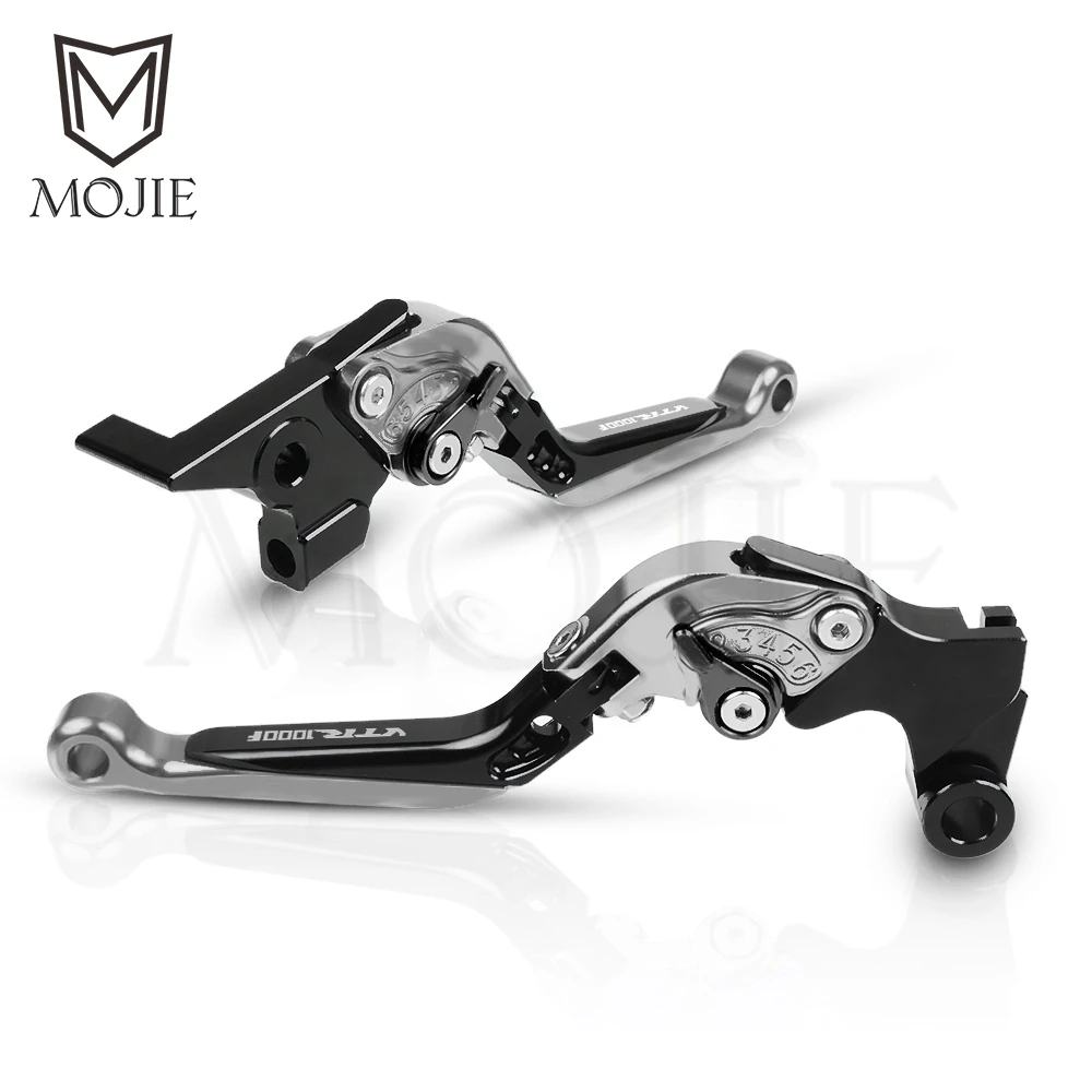 Для Honda VTR1000 VTR 1000 1997-2004 1998 1999 2000 2001 2002 2003 Мотоцикл с ЧПУ Регулируемый Выдвижная сцепные рычаги