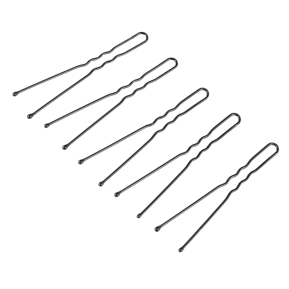 

300Pcs/set U Shape Bobby Pins Black Hair Clips Women Hairpins No Slip Grip Thin Bobby Pins Hold Back Bangs Reusable Hair Pins