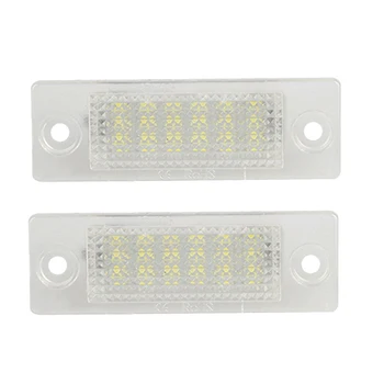 

1/2pcs CANBUS LED License Number Plate Lights White License Light For VW Jetta Golf Caddy Passat Transpiarter Touran for Skoda